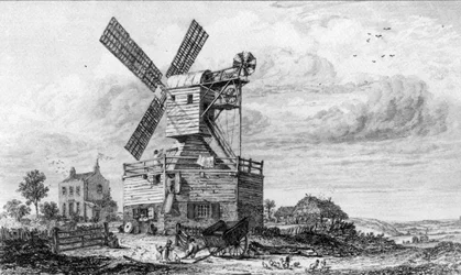 Mill on Wimbledon Common, a „Cooke